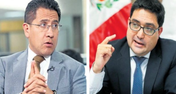 La procuraduría ad hoc para el Caso Lava Jato, a cargo de Jorge Ramírez (derecha), respondió a través un comunicado a la denuncia del procurador anticorrupción Amado Enco (Izquierda). (Fotos: GEC)