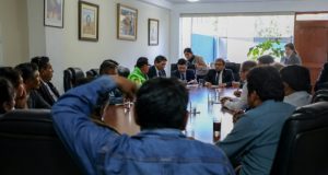 Reunión se llevó a cabo este miércoles. (Foto: Municipalidad Provincial de Arequipa)