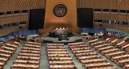 Salón de la Asamblea General de las Naciones Unidas en Nueva York