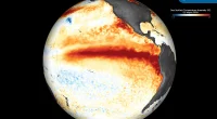Anomalías de temperatura del océano Pacífico asociadas a El Niño en agosto de 2026