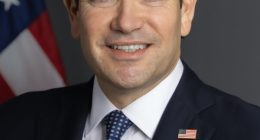 Retrato oficial del secretario de Estado de Estados Unidos, Marco Rubio