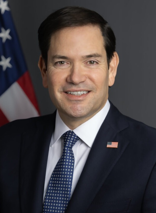Retrato oficial del secretario de Estado de Estados Unidos, Marco Rubio